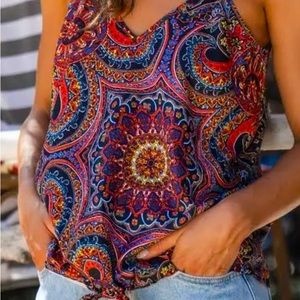 Spaghetti strap top Cupshe beautiful colors